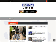 Tablet Screenshot of oltenia.info